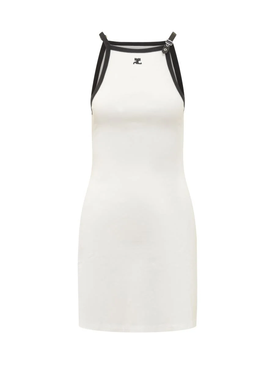 Courrèges Buckl Contrast Dress - 1