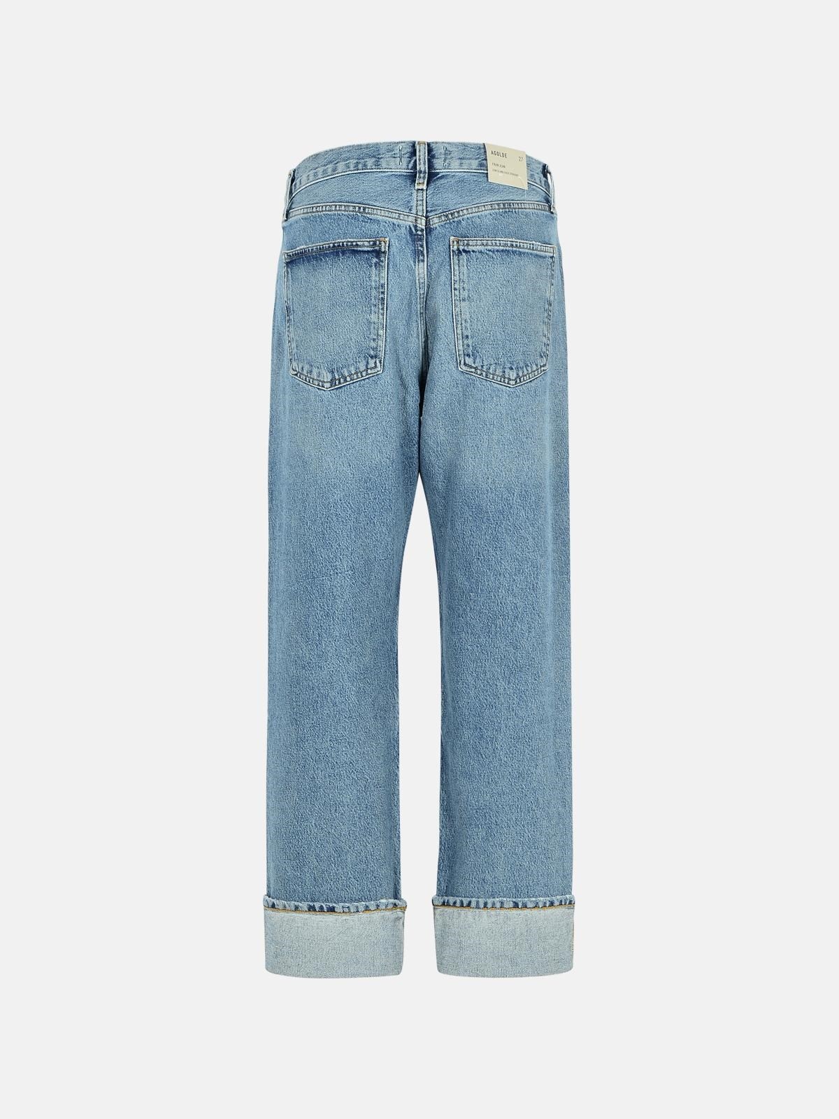 'FRAN' LIGHT BLUE DENIM JEANS - 3