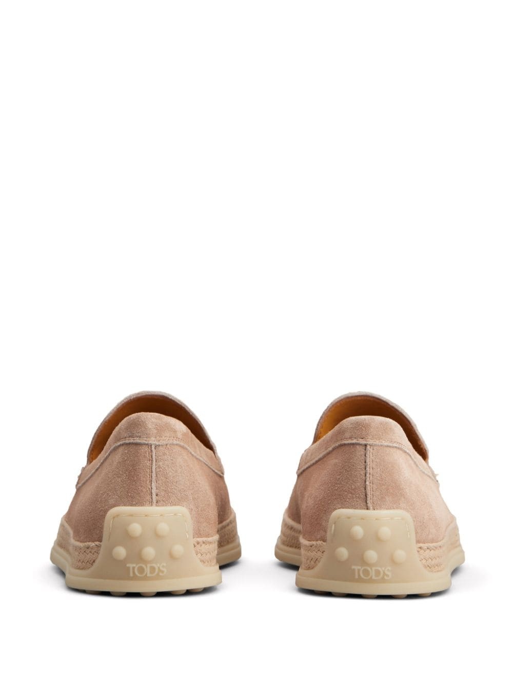 logo-debossed leather espadrilles - 3