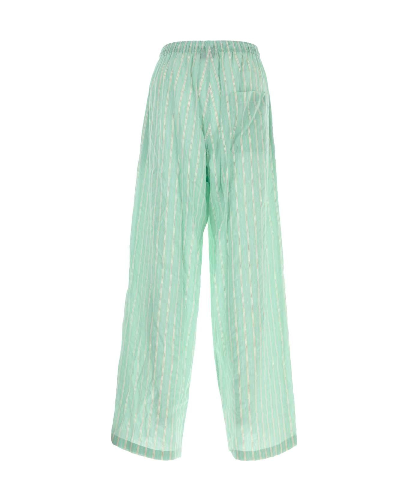 Embroidered Cupro Blend Pyjama Pant - 2
