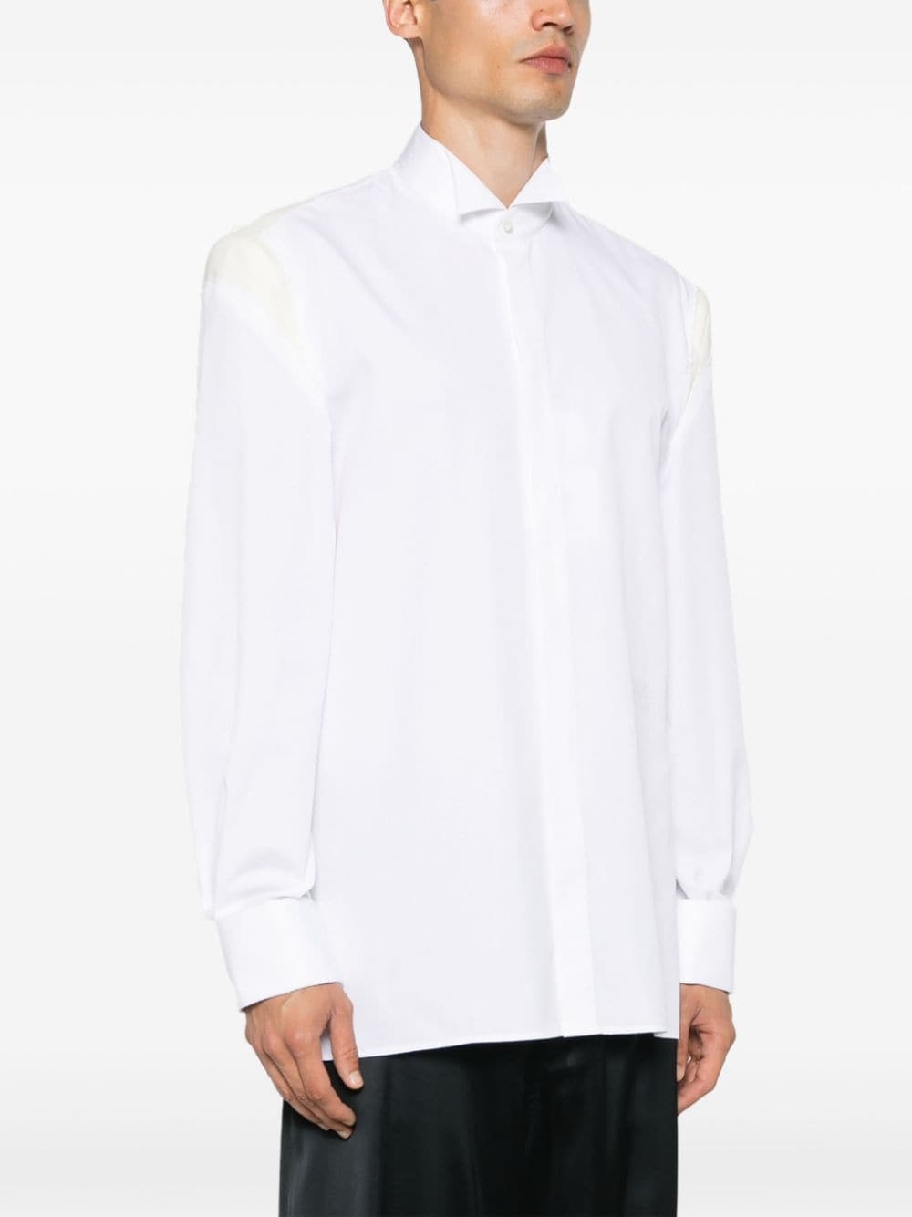 unfinished-effect shirt - 3