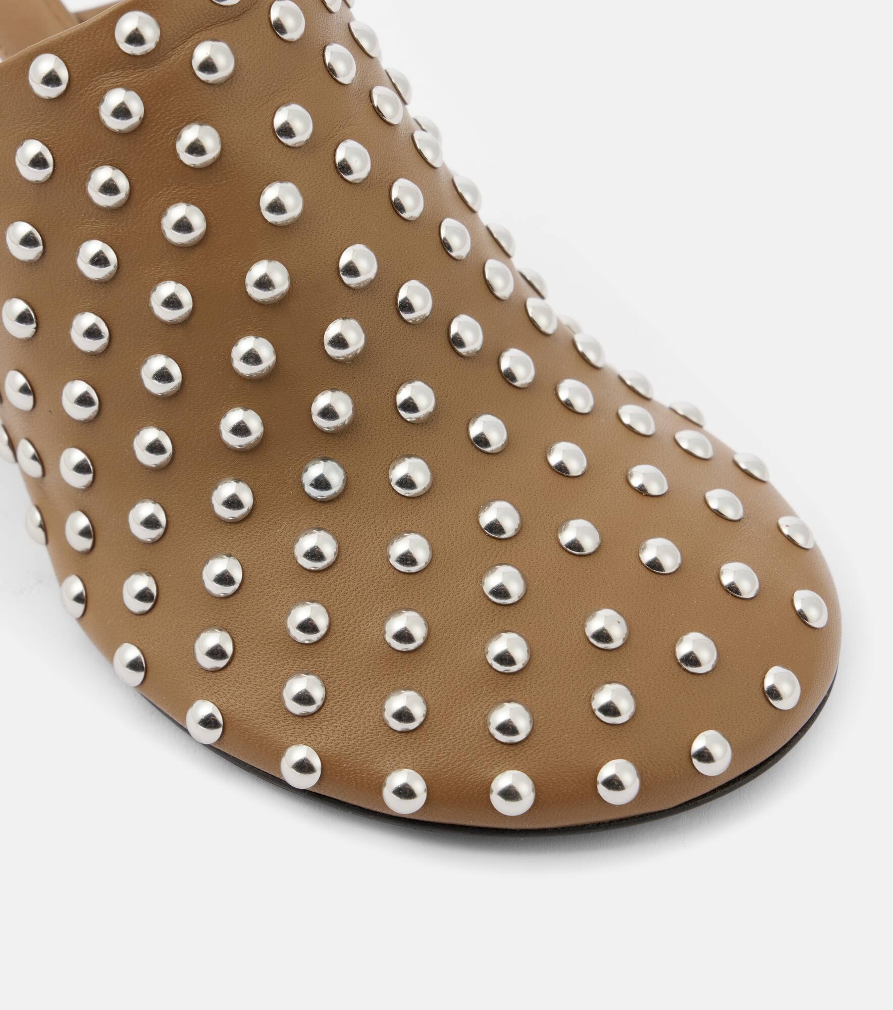 Studded leather mules - 5