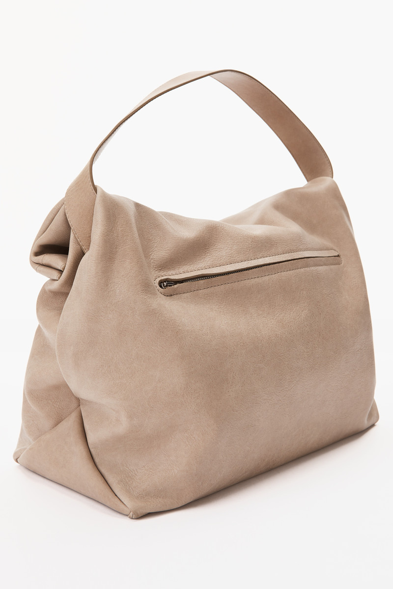 LARGE LUNCH BAG IN WAXED LEATHER 5