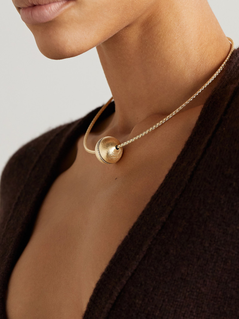 LAUREN RUBINSKI 14-karat Gold Diamond Necklace outlook