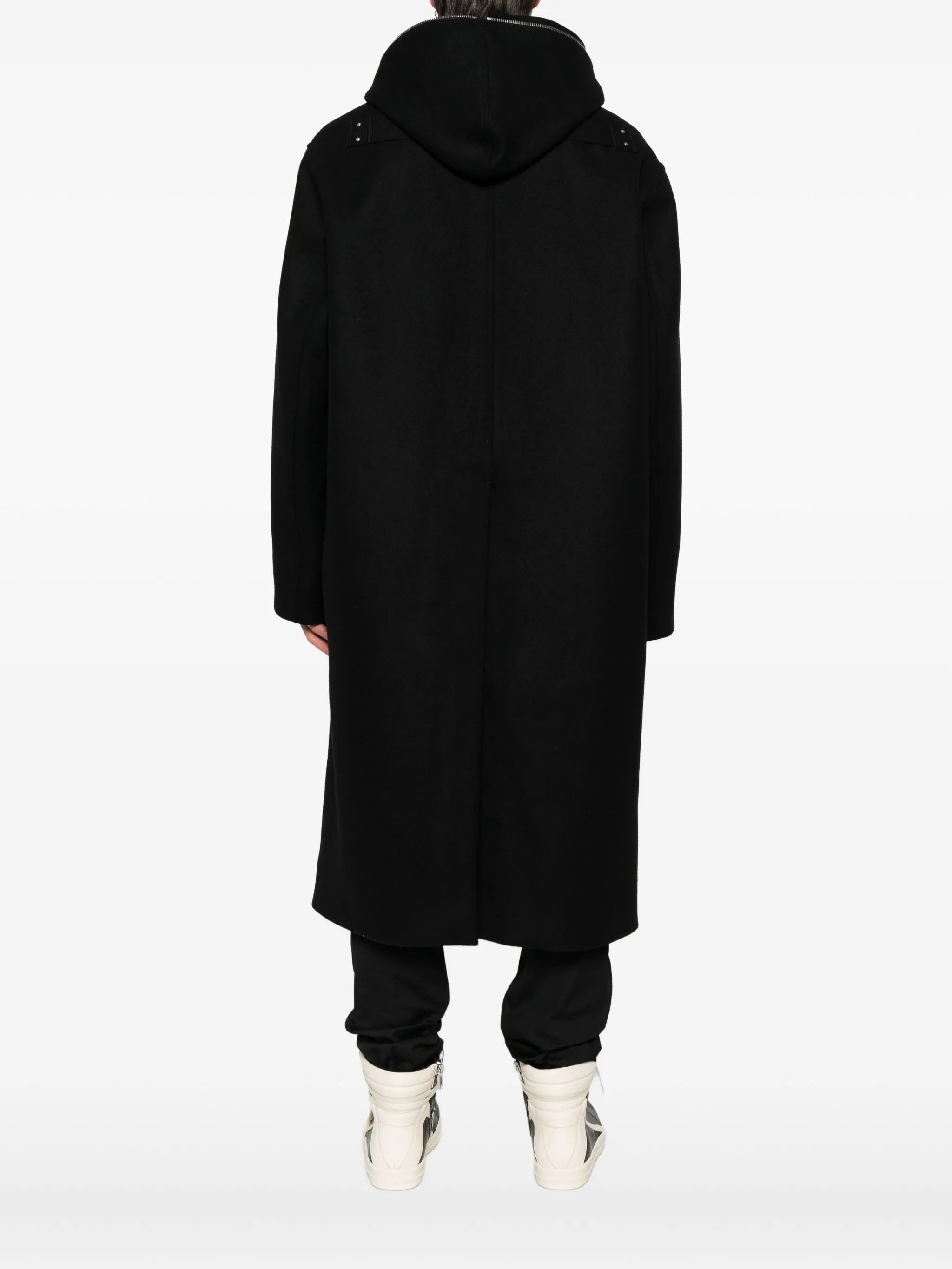 Rick Owens GIMP MAC LONG RAINCOAT BLK - 4
