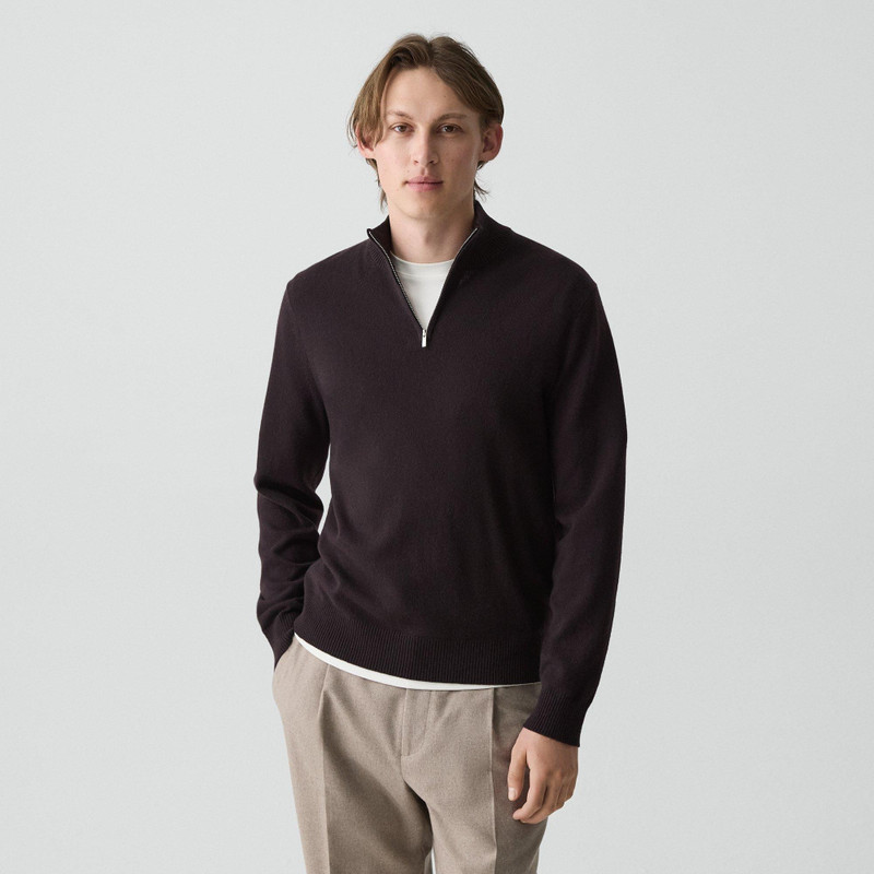 Hilles Quarter-Zip Sweater in Cashmere 2