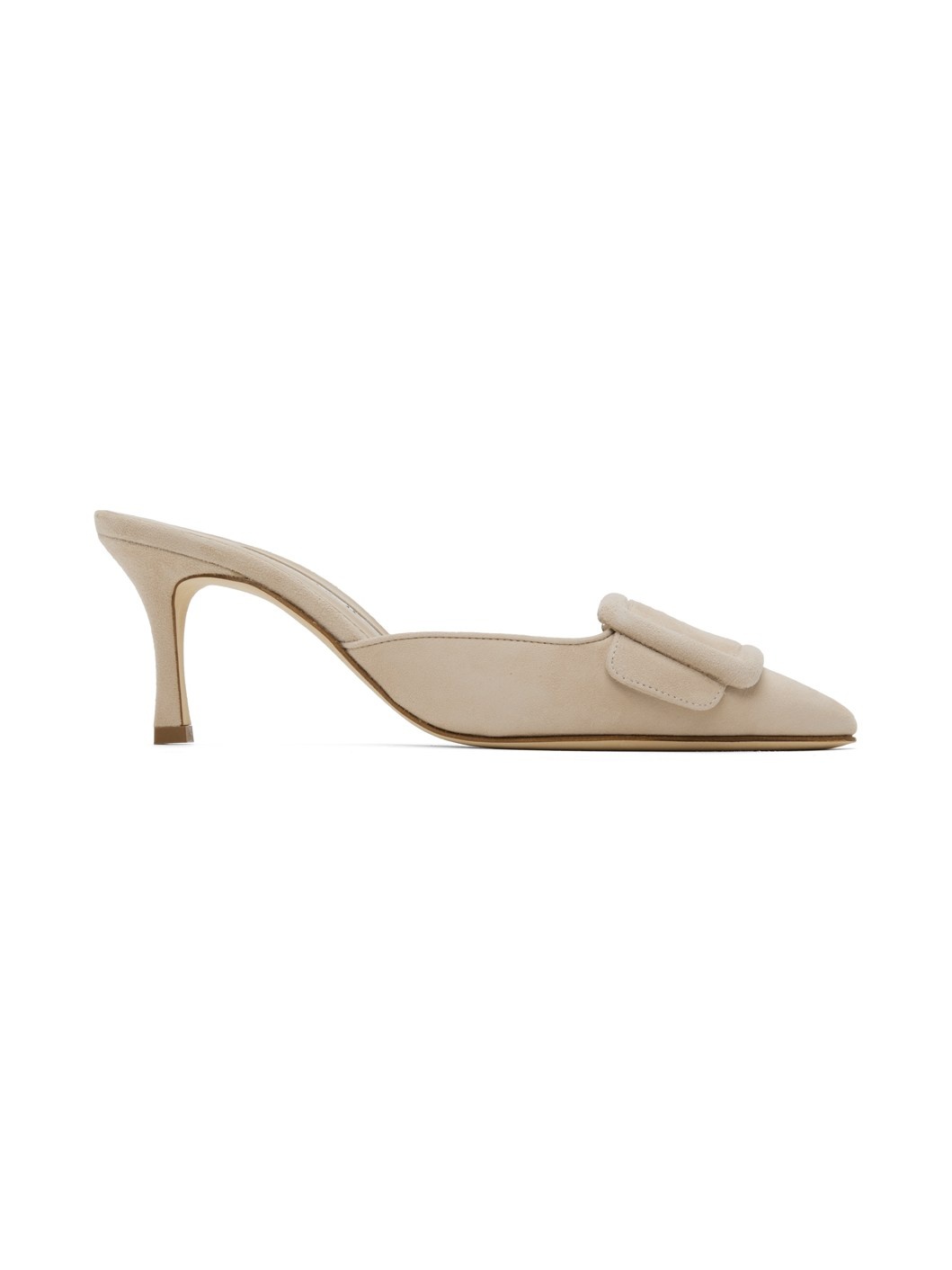 Beige Maysale Mules - 1