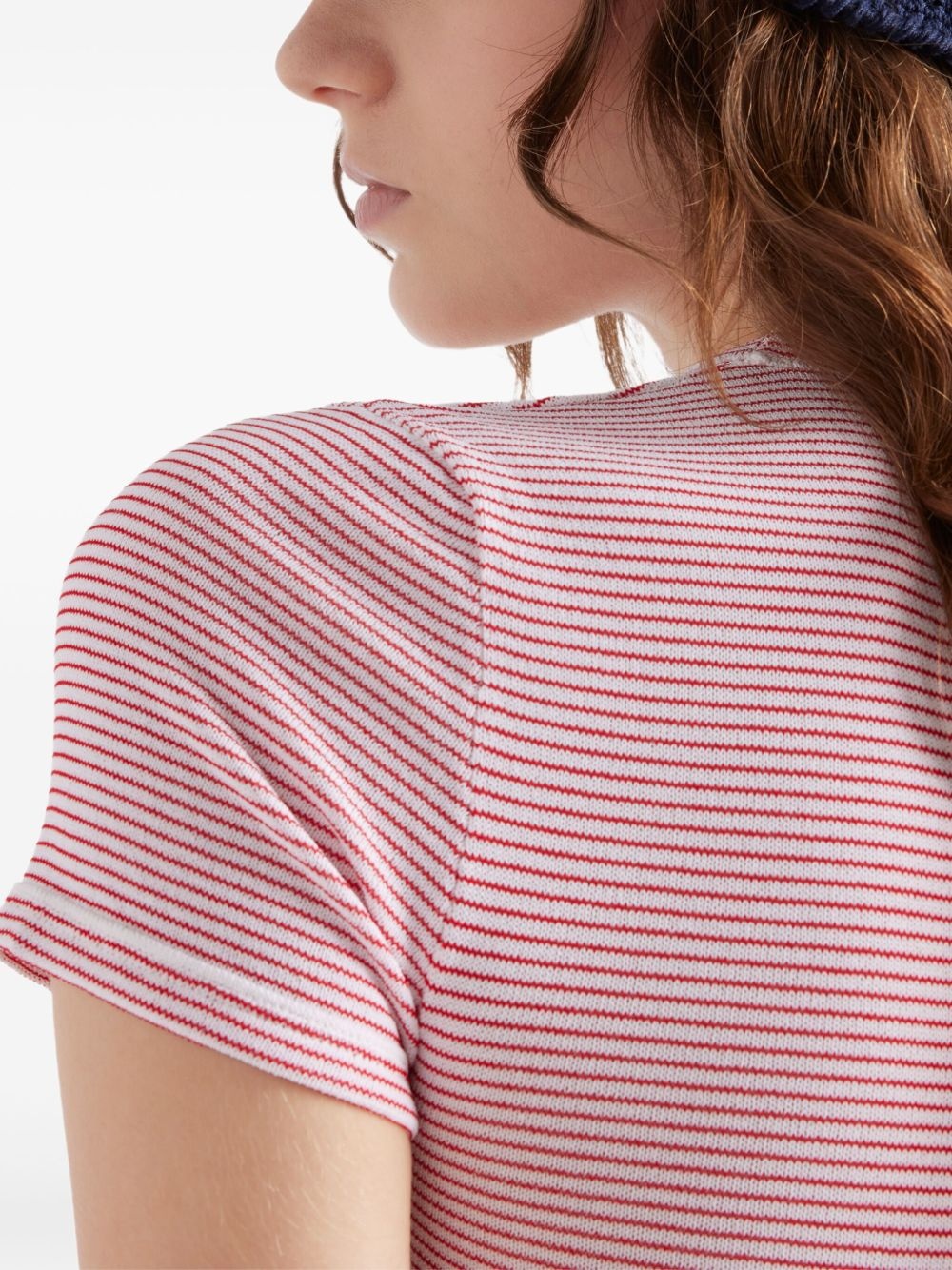 striped T-shirt - 5