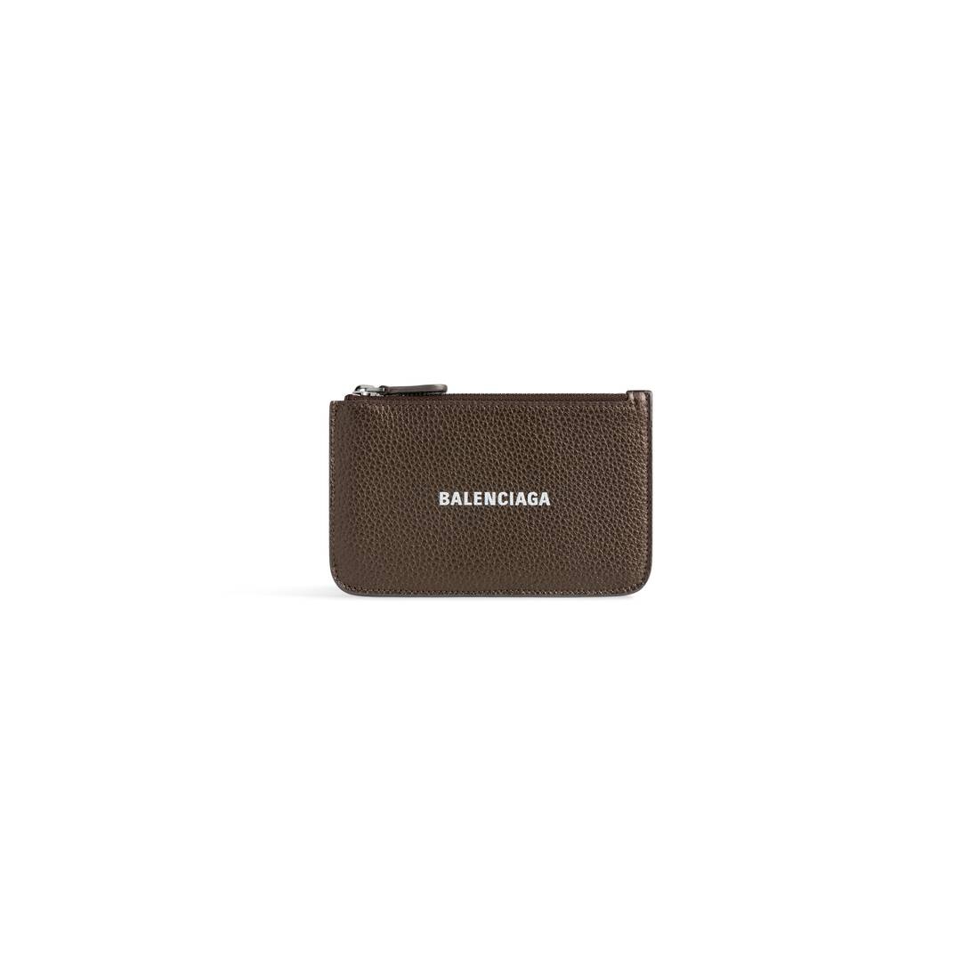 Women's Cash Large Long Coin And Card Holder Metallized in Bronze - 1