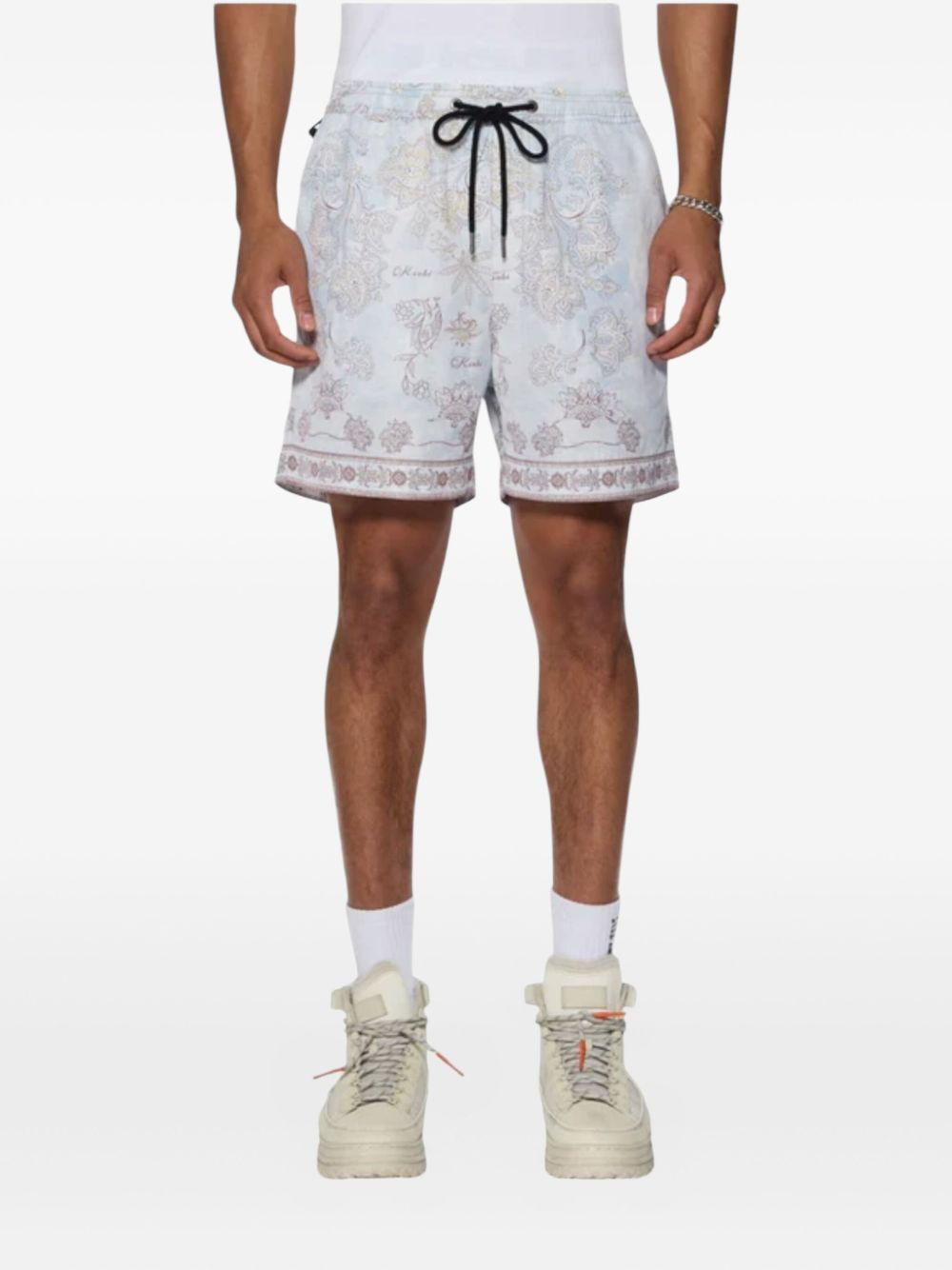 Eternity floral-print elasticated-waist shorts - 3