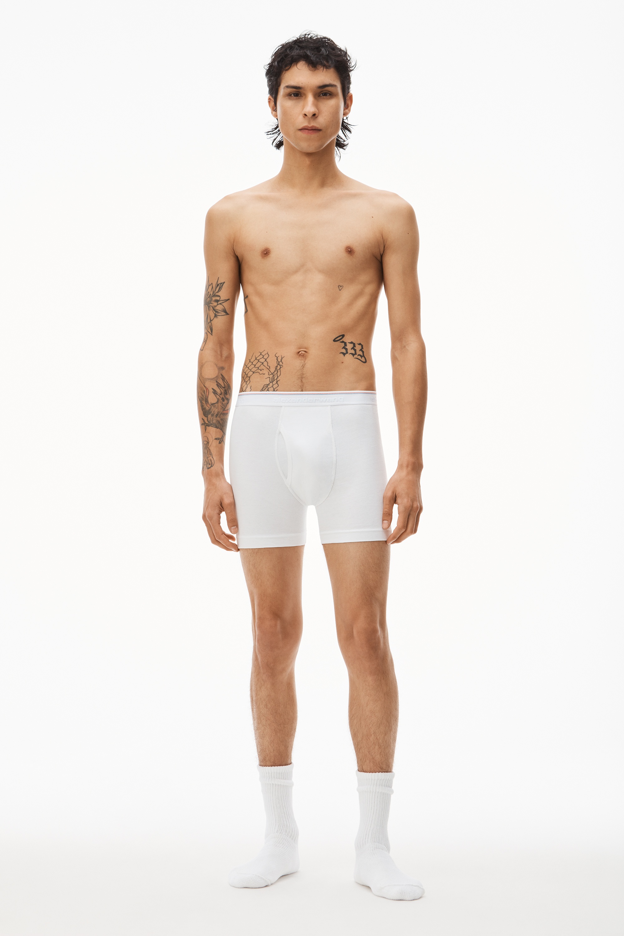 BOXER BRIEF IN RIBBED JERSEY - 2