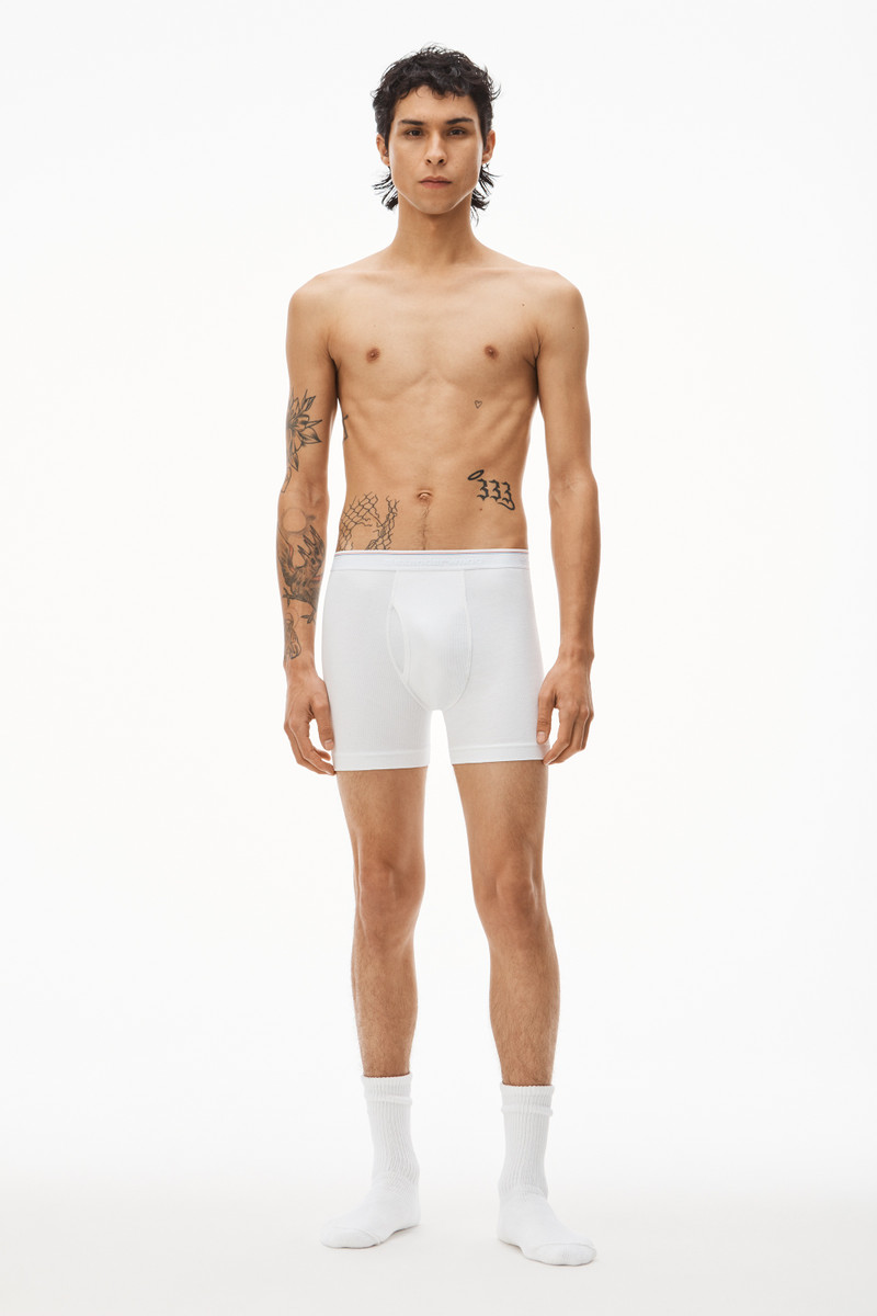Alexander Wang BOXER BRIEF IN RIBBED JERSEY outlook
