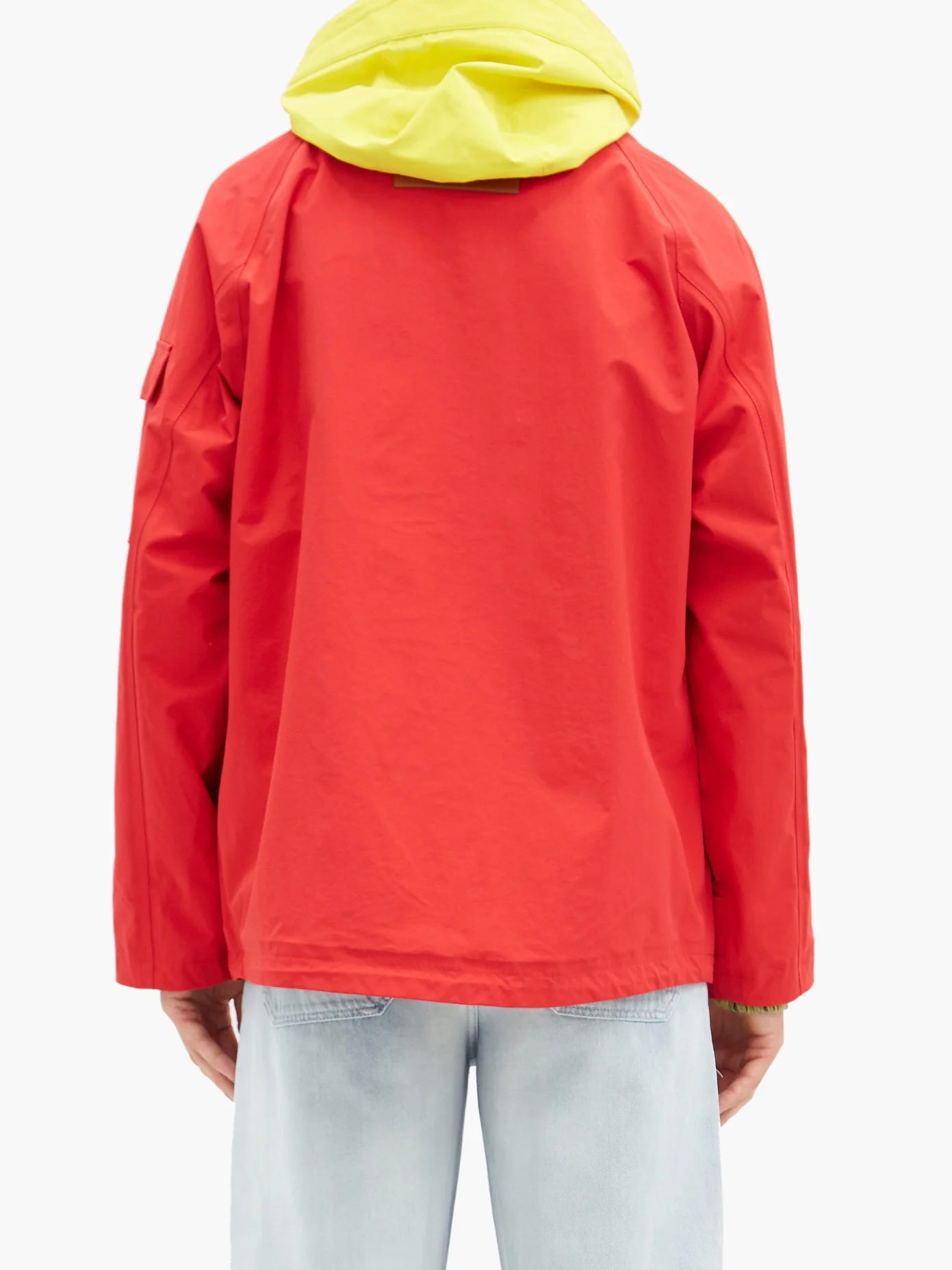 Colour-block shell parka - 5