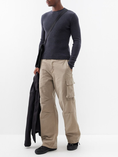 Our Legacy Ribbed-knit merino slim-fit sweater outlook