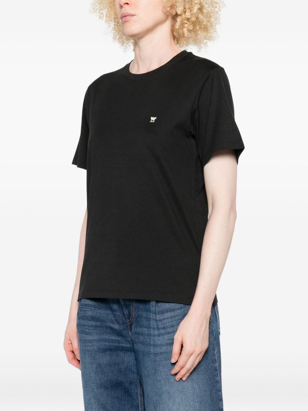 logo cotton T-shirt - 3