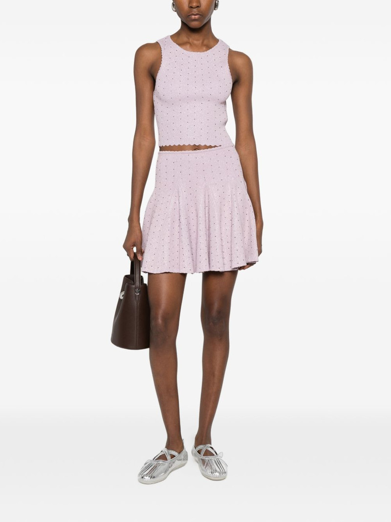 Sandro elasticated-waistband mini skirt outlook