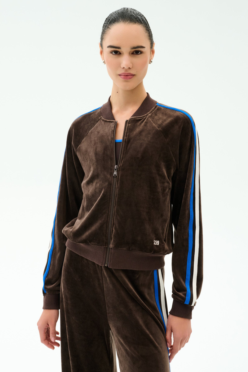 SPLITS59 Heritage Velour Bomber outlook