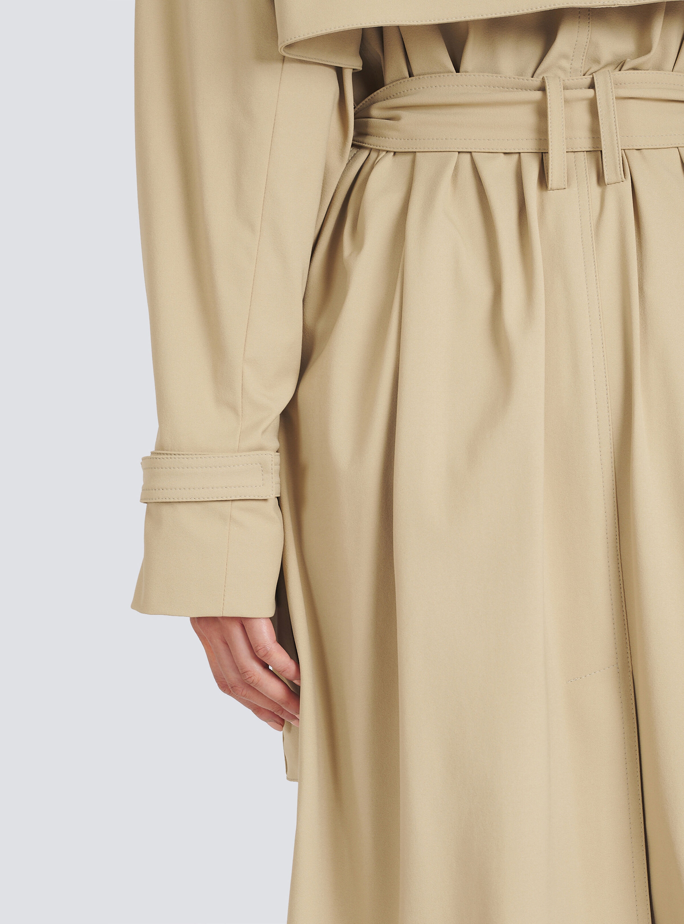Gabardine trench coat - 7