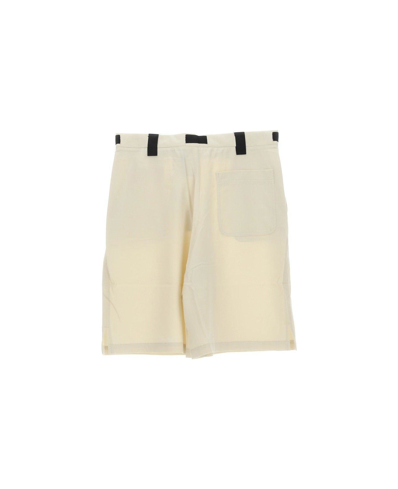 Buckle Belt Shorts - 2