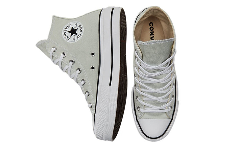 Converse (WMNS) Converse Chuck Taylor All Star Lift Platform High 'Light Silver' 572720C outlook