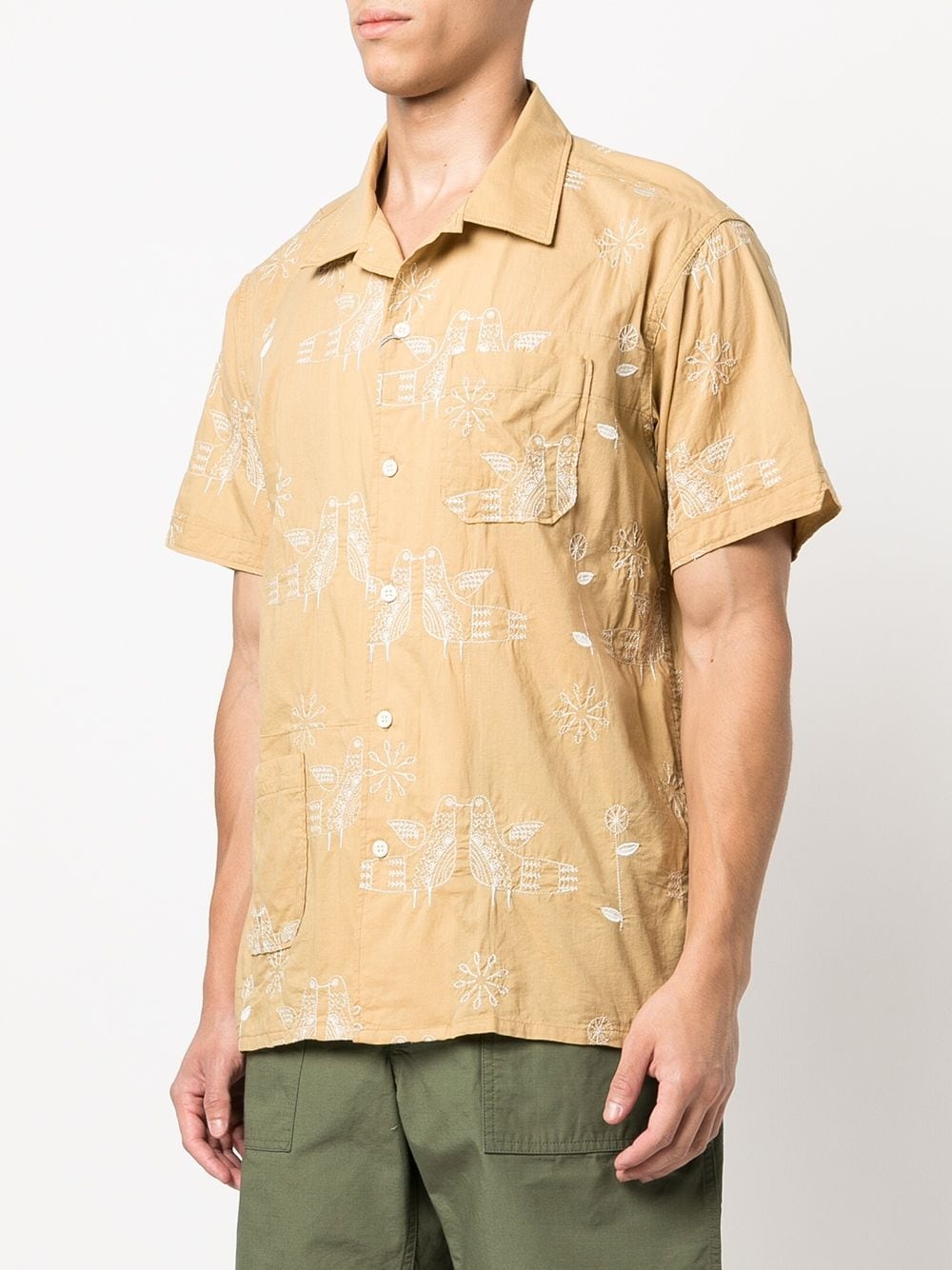 camp-collar shirt - 3