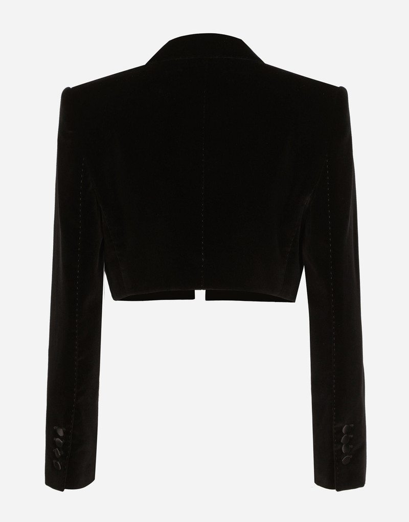 Dolce & Gabbana Velvet Spencer tuxedo jacket outlook