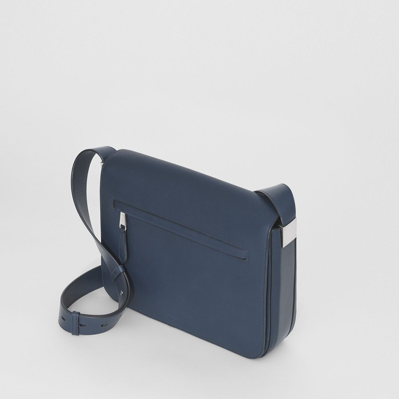 Small Grainy Leather Messenger Bag 4