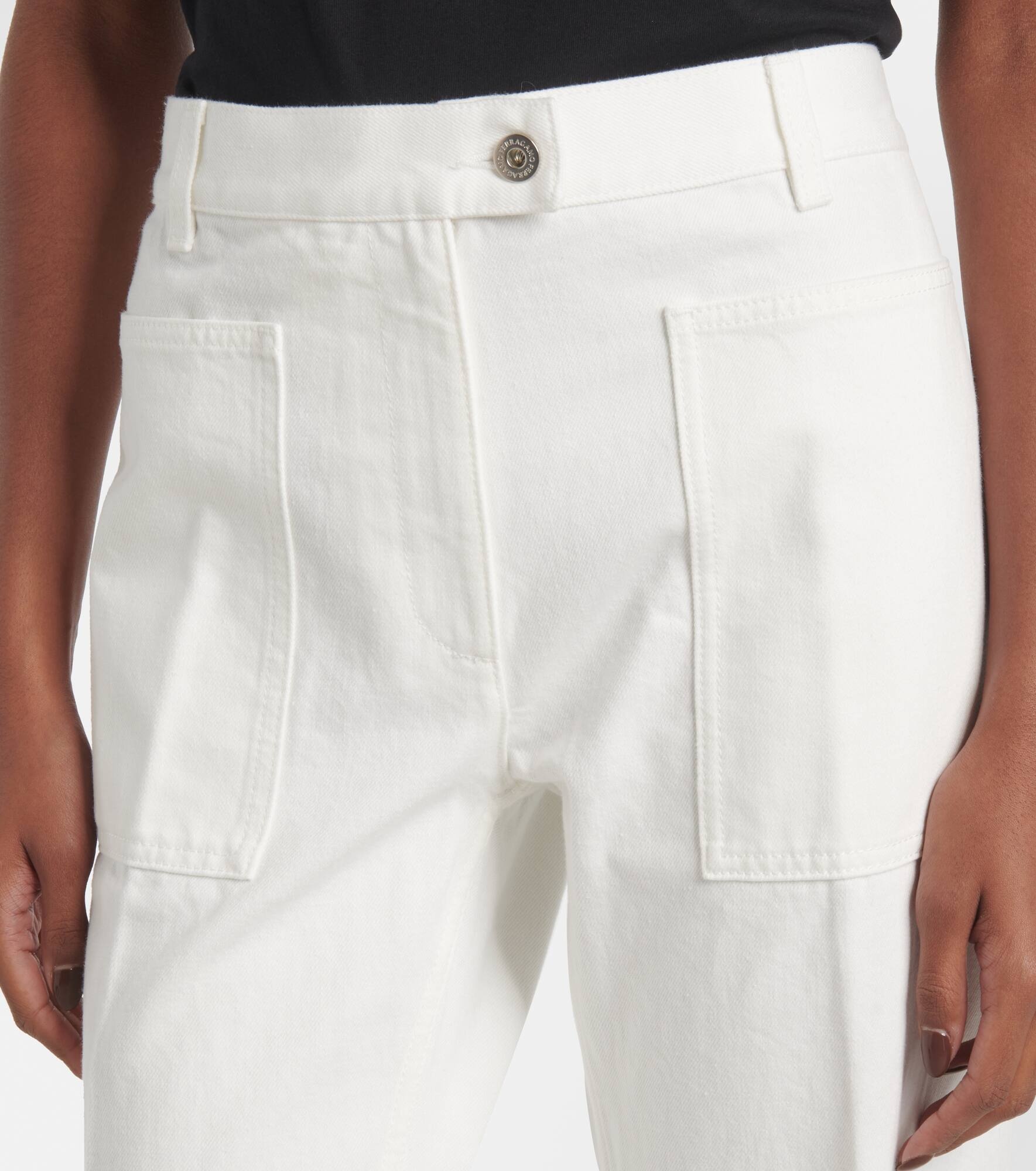 Mid-rise straight jeans - 4