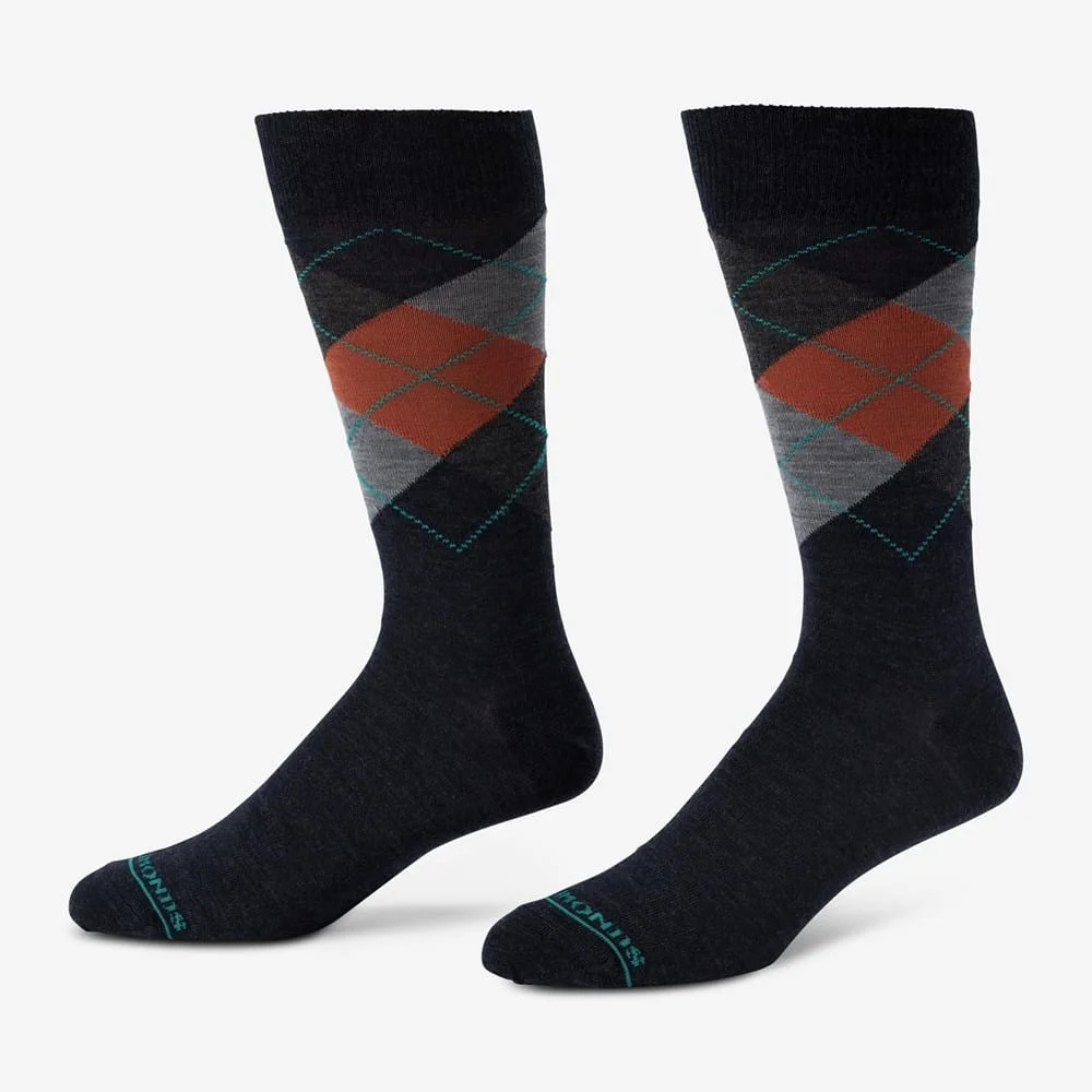 Pattern Dress Socks - 1