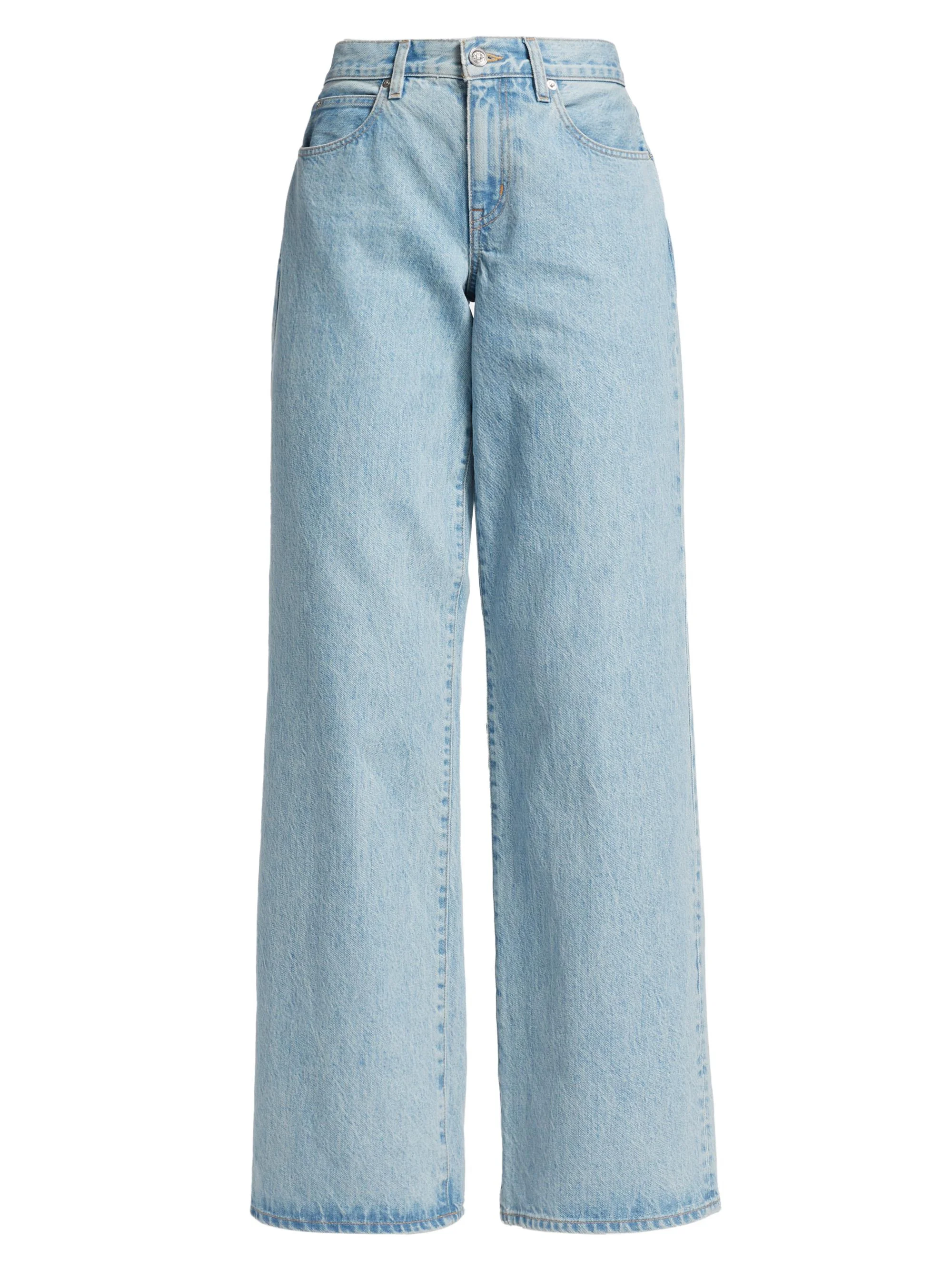 Women's Mica Mid-Rise Rigid Wide-Leg Jeans - Clear Skies - 1