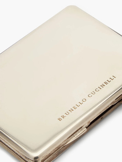 Brunello Cucinelli Logo-engraved passport holder outlook