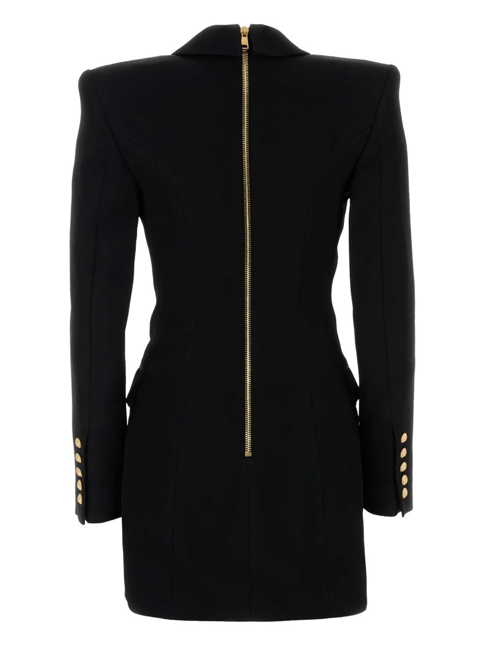 single-breasted blazer dress - 2