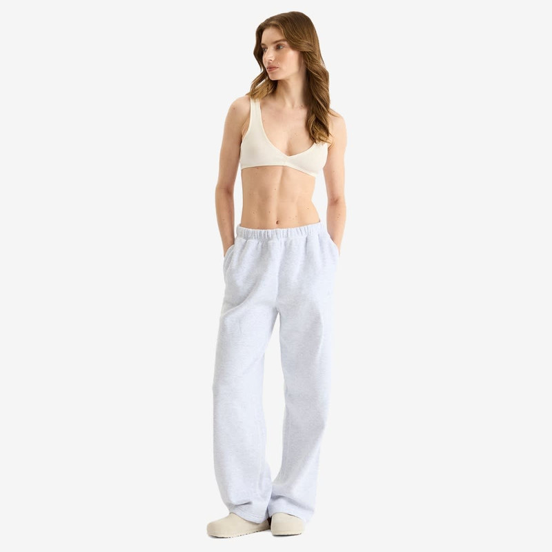 SKIMS SKIMS Cotton Fleece Classic Straight Leg Pant outlook