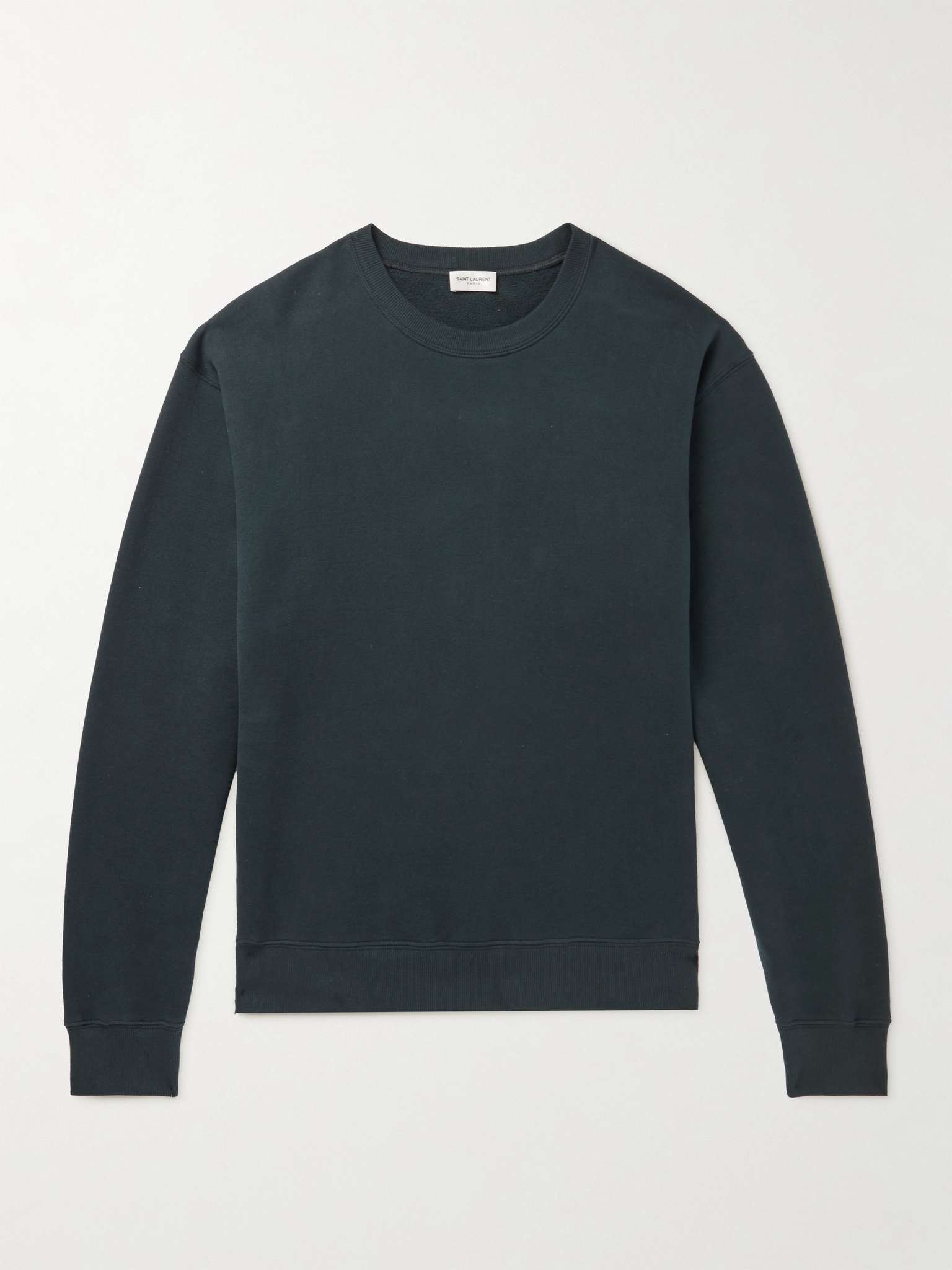 Logo-Embroidered Cotton-Jersey Sweatshirt - 1
