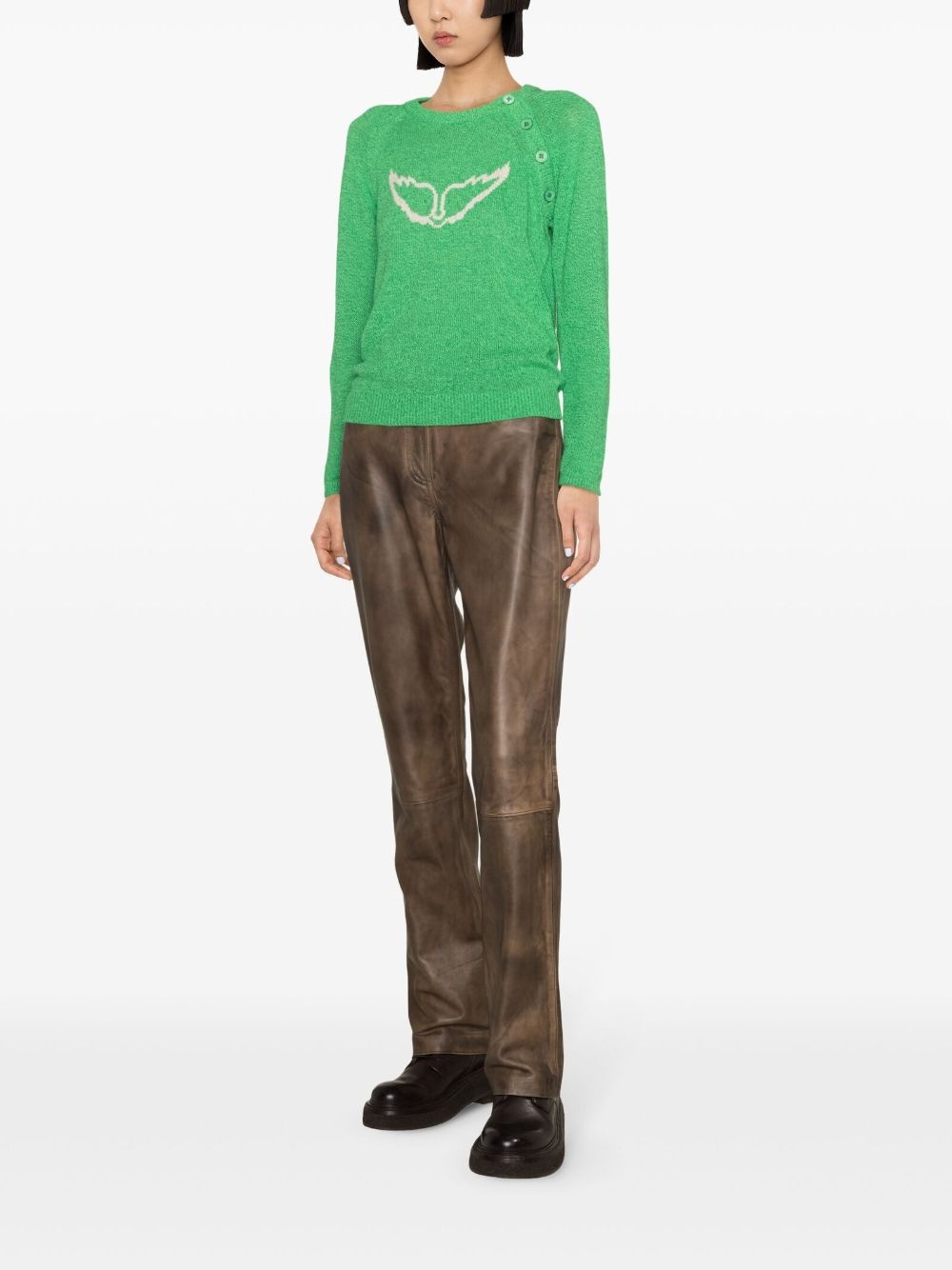 Regliss Wings-intarsia jumper - 3