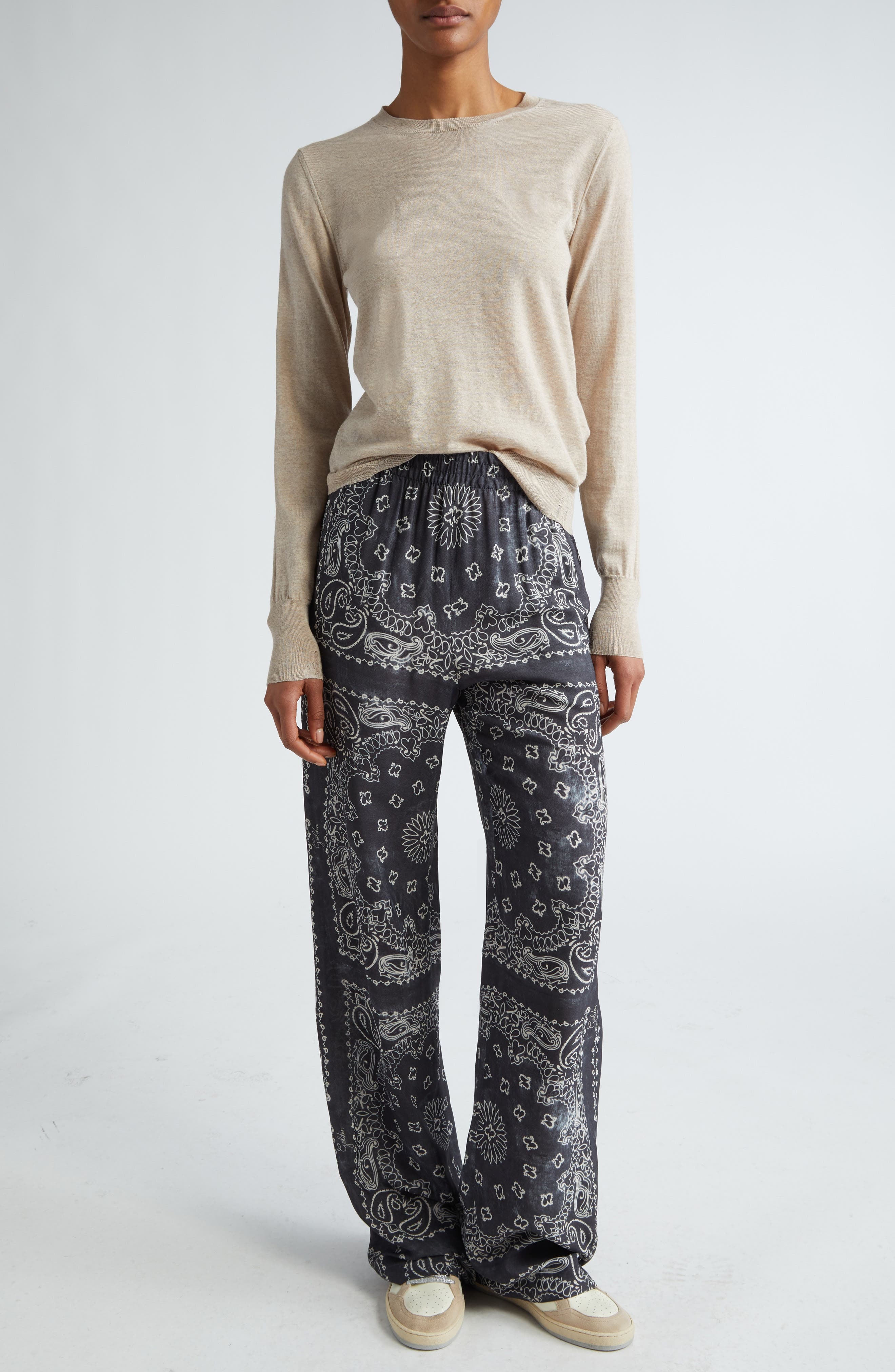 Paisley Print Pants - 2