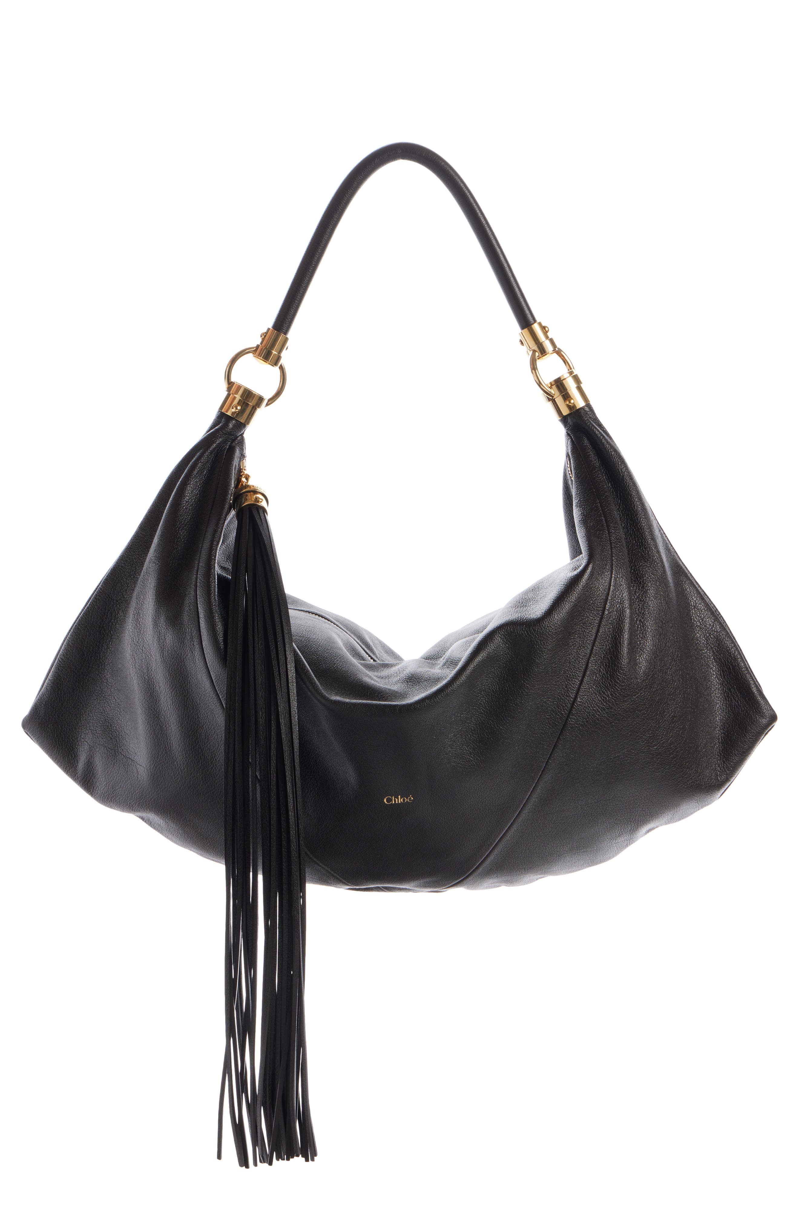 Chloé Medium Foulard Leather Hobo Bag in Kohl Brown at Nordstrom - 1