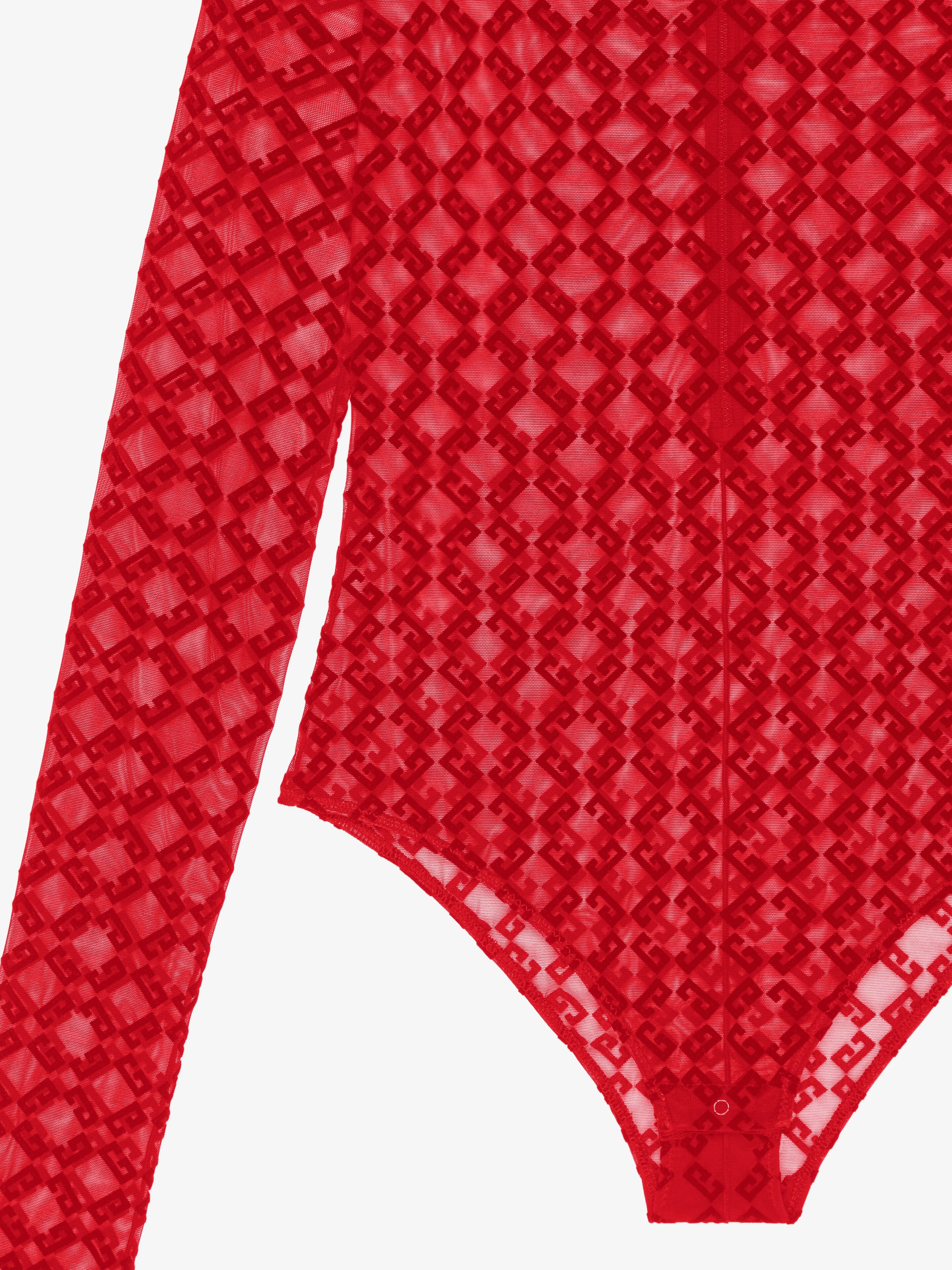 BODYSUIT IN MONOGRAM 72 TULLE - 5
