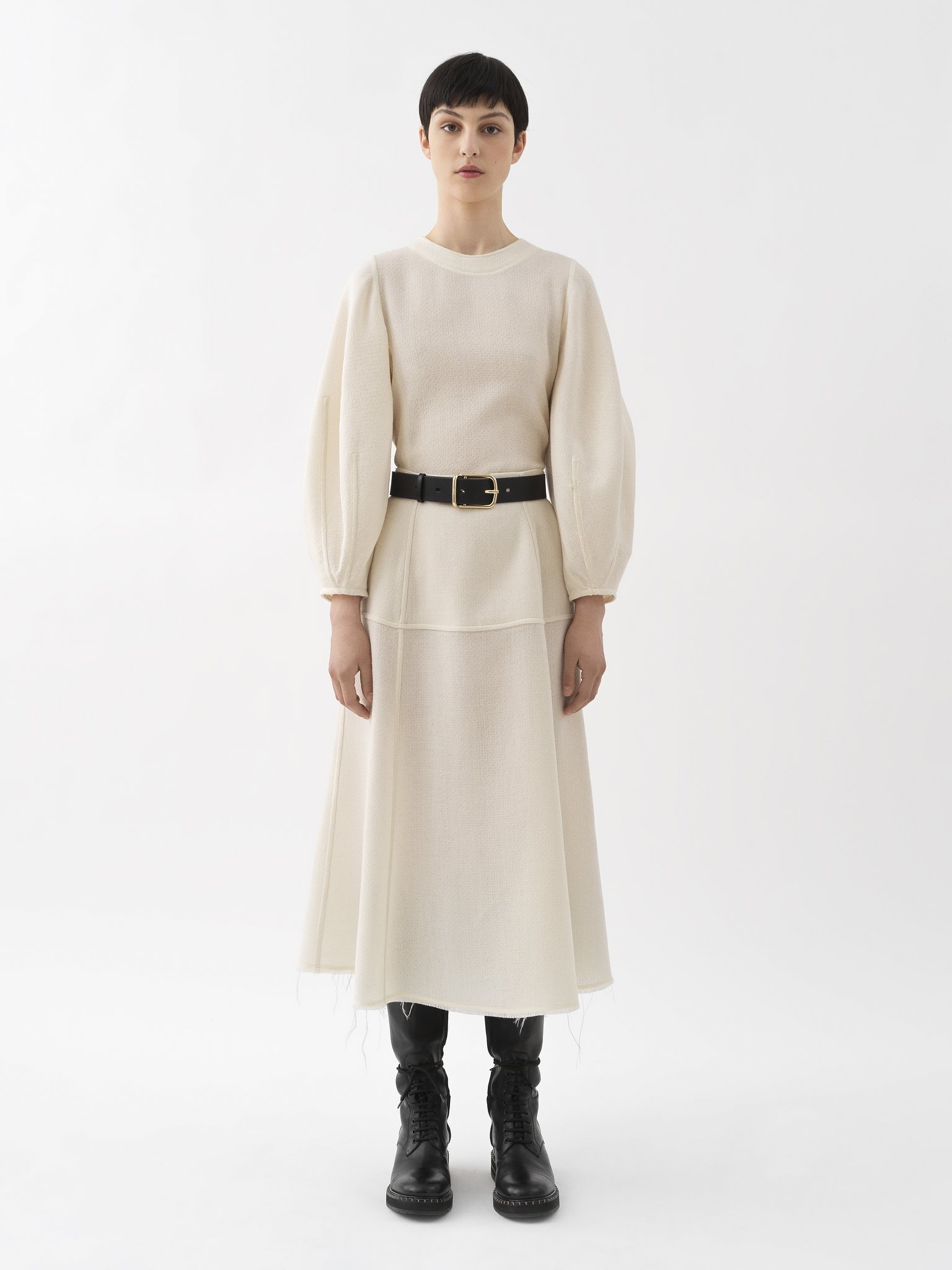 FLARED MID-LENGTH SKIRT - 2