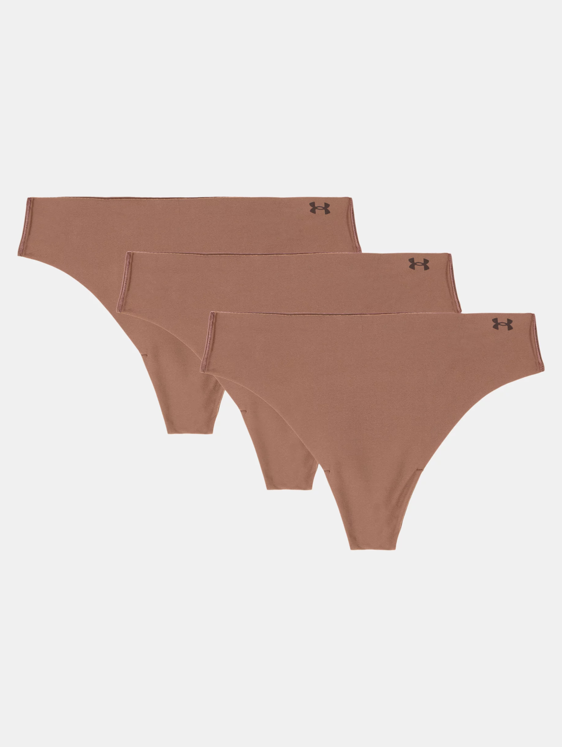 Women's UA Pure Stretch 3-Pack No Show Thong - 4