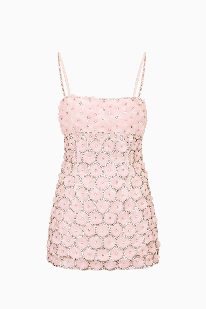 Katarina Floral Embellished Mini Dress 1