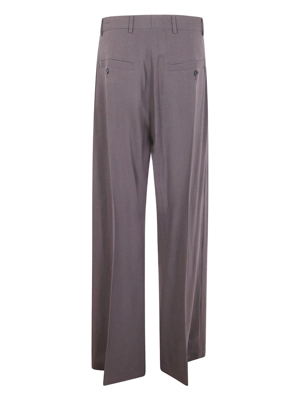 Belas pleated zip-front wide-leg trousers - 2