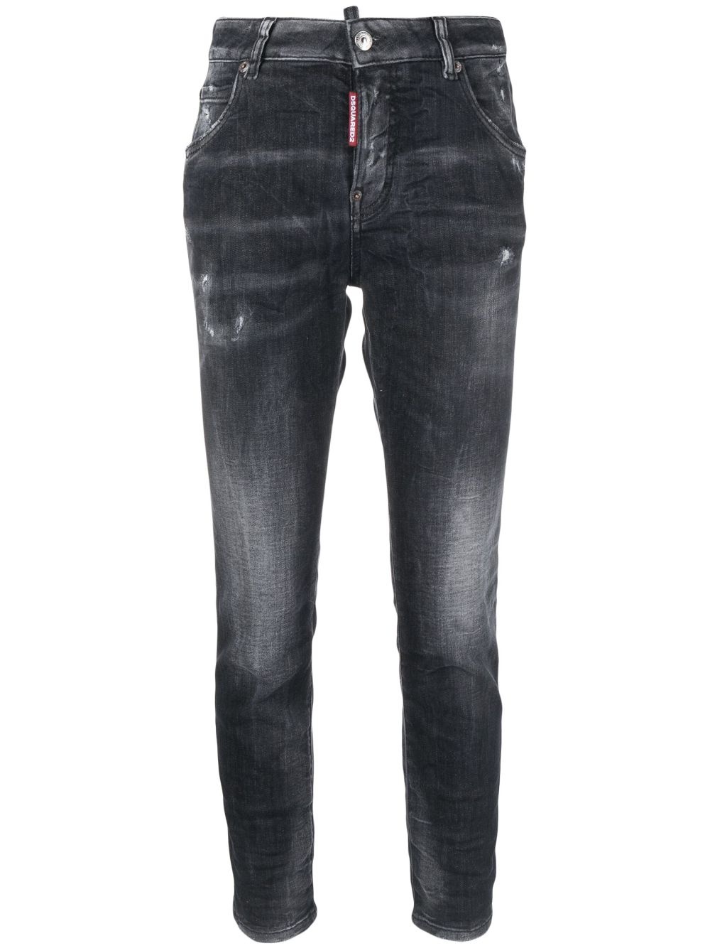 Cool Girl distressed slim-leg jeans - 1