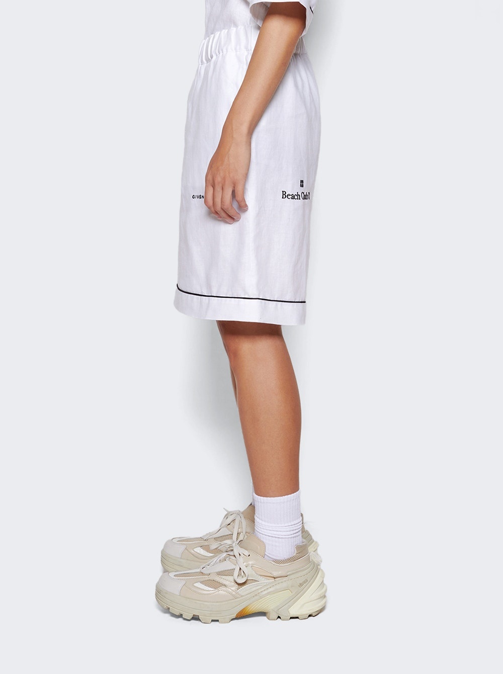 Fluid Linen Shorts Optic White - 4