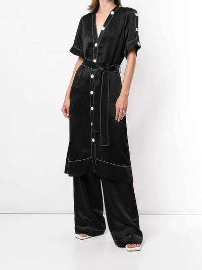 Proenza Schouler contrast stitching shirt dress outlook