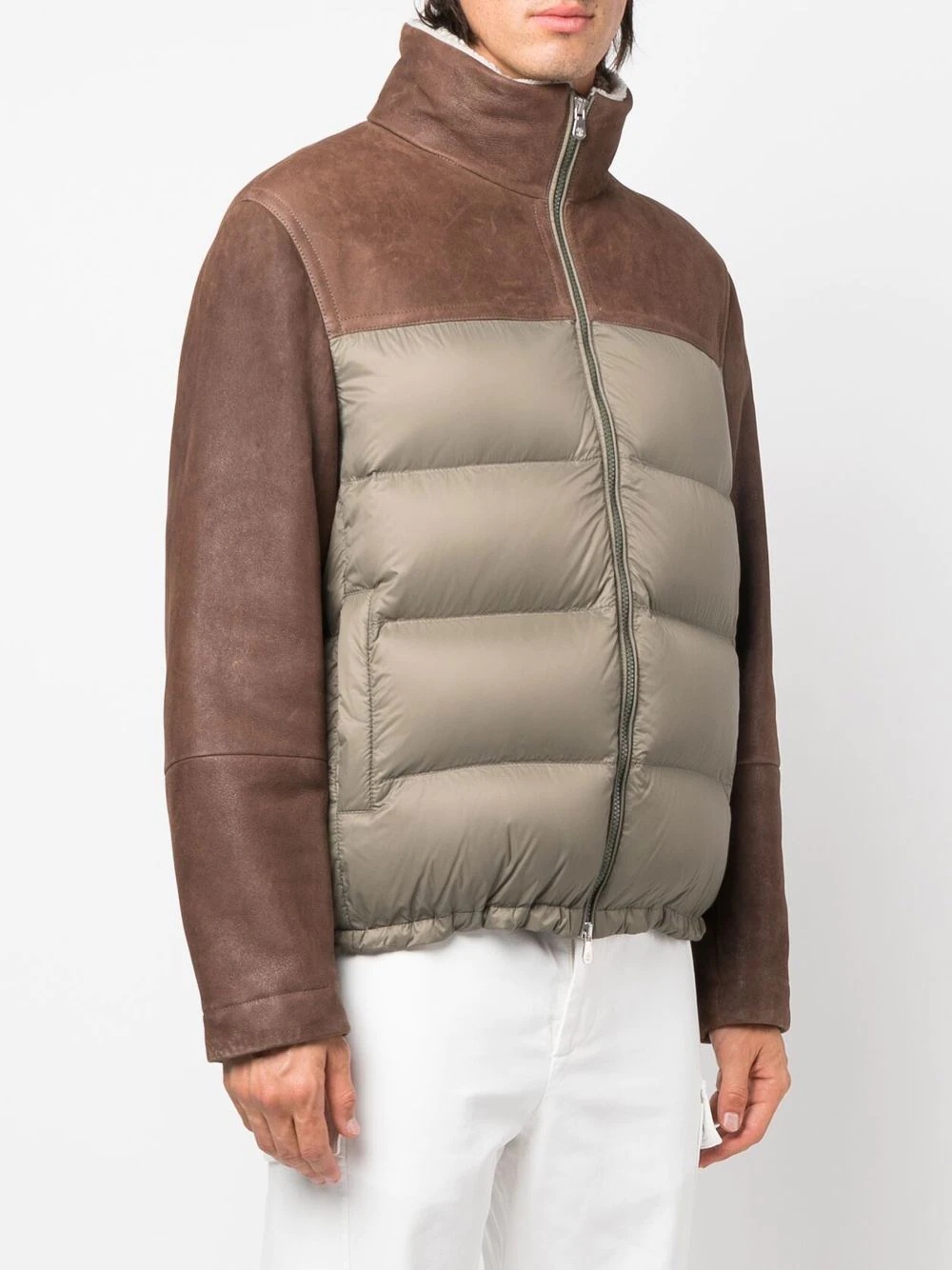 panelled padded jacket - 3