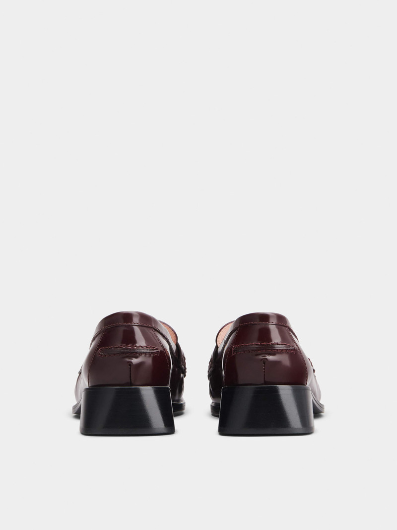Preppy Viv' Metal Buckle Loafers in Patent Leather 5