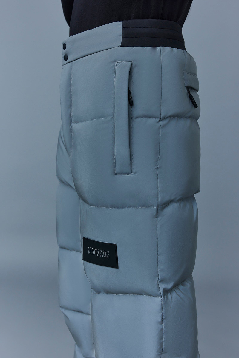 NELSON-RF Reflective down quilted ski pants 6