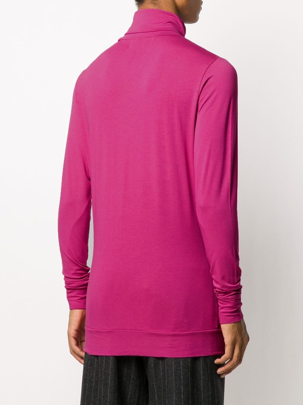 pink roll-neck jumper - 5