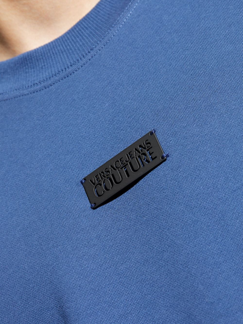baroque-print panelled sweatshirt - 5
